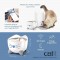 CAT IT Fontaine a eau connectée pour chat - 2L (Acier inox, stérilisation UVC et application)