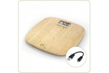 LITTLE BALANCE - Pese-personne bambou USB soft 180 kg / 100 g