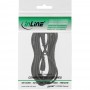 InLine® Câble jack, 2,5mm mâle/mâle, Stéréo, 2m