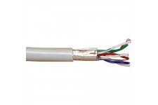 Câble patch Cat.5e, InLine®, gris, FTP, AWG26 CCA, PVC, 300m