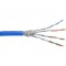 Câble patch Cat.6 S-STP/PIMF, InLine®, bleu, AWG27, PVC, 100m