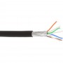 Câble patch Cat.6(A) S-STP/PIMF, InLine®, sans halogènes 500MHz, noir, 100m