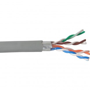 Câble d'installation InLine® Solid F / UTP Cat.5e AWG24 CCA PVC 50m