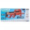 Nerf Fortnite Compact SMG, Blaster a fléchettes motorisé, revetement Ultra Red, chargeur interne 8 fléchettes