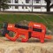 Nerf Fortnite Compact SMG, Blaster a fléchettes motorisé, revetement Ultra Red, chargeur interne 8 fléchettes