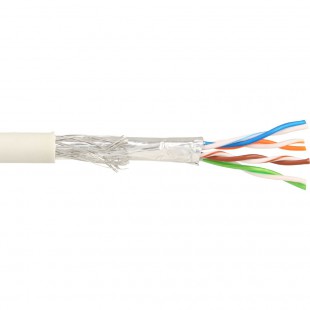 Câble patch Cat.5e, InLine®, gris, S-FTP, AWG26, PVC, 300m