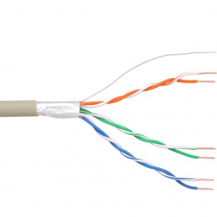 Câble téléphonique InLine®, installation solide à 6 fils, 3x2x06mm, blindé 25m