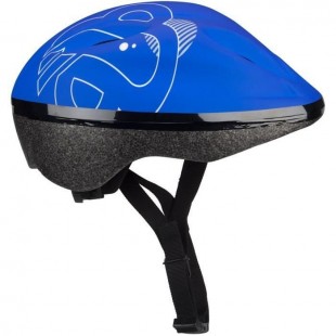 Nijdam casque Sky Basejunior 52 - 56 cm EPS/PET noir/bleu