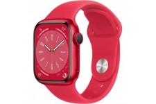 Apple Watch Series 8 GPS - 41mm - Boîtier (PRODUCT)RED Aluminium - Bracelet (PRODUCT)RED Sport Band - Regular