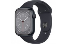 Apple Watch Series 8 GPS - 45mm - Boîtier Midnight Aluminium - Bracelet Midnight Sport Band - Regular