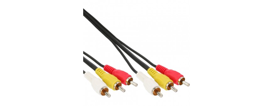 3x RCA Audio/Video Standard