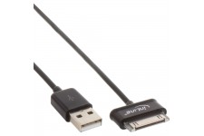 Câble pour tablette Samsung Galaxy InLine® mâle vers USB Un mâle de 1 m