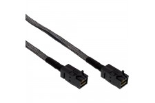 Câble InLine® Mini SAS HD SFF-8643 à SFF-8643 avec bande latérale de 0,5 m