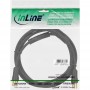 Câble d'antenne InLine® 2x blindé 85dB noir 2m