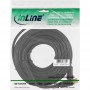 Câble d'antenne InLine® 2x blindé 85dB noir 10m