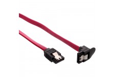 Câble InLine® SATA 6Gb / s avec loquets coudés à 0,5 m