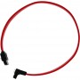 Câble de raccordement SATA plié, InLine®, avec languette de sécurité, 0,3m