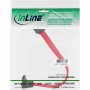 Câble de raccordement SATA plié, InLine®, avec languette de sécurité, 0,15m