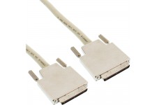 SCSI U320 Câble, InLine®, 68 broches micro Centronic (VHD) mâle/mâle, avec LVD/SE Terminator, 0,9m