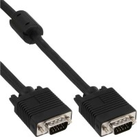 Câble S-VGA, InLine®, 15 broches HD mâle/mâle, noir, 0,5m
