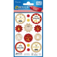 AVERY Zweckform ZDesign Weihnachts-Sticker 'Wünsche'