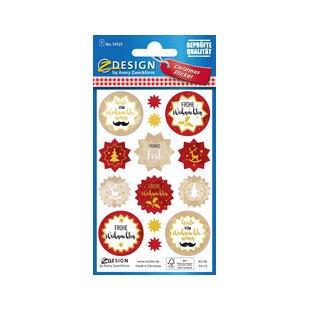 AVERY Zweckform ZDesign Weihnachts-Sticker 'Wünsche'