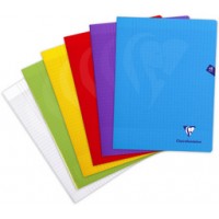 Lot de 10 : Clairefontaine Cahier piqûre Mimesys, 240 x 320 mm, séyès