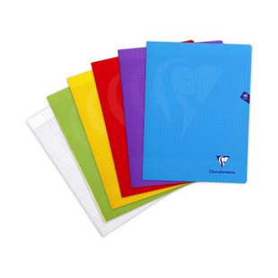 Lot de 10 : Clairefontaine Cahier piqûre Mimesys, 240 x 320 mm, séyès