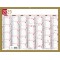 EXACOMPTA Calendrier tricolore neutre 2022, 130 x 170 mm