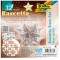 folia Feuilles de papier pliable étoile Bascetta, blanc /