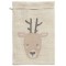 folia Sac en toile de jute 'Renne', (L)170 x (H) 250 mm