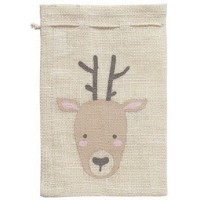 folia Sac en toile de jute 'Renne', (L)170 x (H) 250 mm