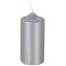 PAPSTAR Bougie cylindrique de Noel, argent