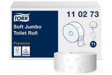 TORK Papier toilette grand rouleau Jumbo, 2 plis, blanc