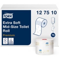 TORK Papier toilette rouleau Midi, 3 couches, 70 m, blanc