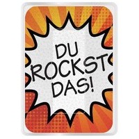 WEDO Brillen-Putztuch PocketCleaner 'DU ROCKST DAS!'
