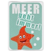 WEDO Brillen-Putztuch PocketCleaner 'MEER geht immer!'