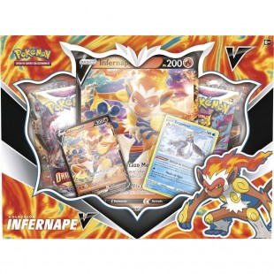 Spanish Pokemon Infernape V Collectible card game box