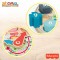 Activity clock wooden