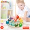 Activity clock wooden