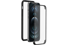 Coque 360° iPhone 12 Pro Max Protection Intégrale Noire Bigben