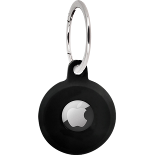 Protection pour AirTag avec attache Porte-clé Noire Bigben