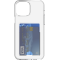 Coque iPhone 14 Pro Max Hybride avec porte-carte intégré Transparente Bigben