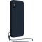 Coque Xiaomi Redmi 9A Silicone + dragonne assortie Bleu Bigben