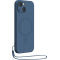 Coque Apple iPhone 14 Compatible MagSafe Silicone Bleue Bigben