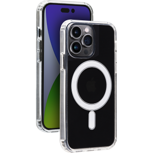 Coque iPhone 14 Pro Compatible MagSafe Hybride Transparente Bigben
