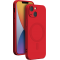 Coque Apple iPhone 14 Compatible MagSafe Silicone Rouge Bigben