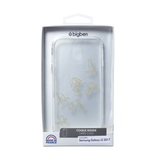 Coque semi-rigide transparente Origami pour Samsung Galaxy J3 2017