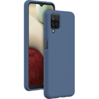Coque Samsung G A12 Silicone SoftTouch Bleue Bigben