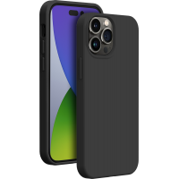 Coque iPhone 14 Pro Silicone SoftTouch Noire Bigben